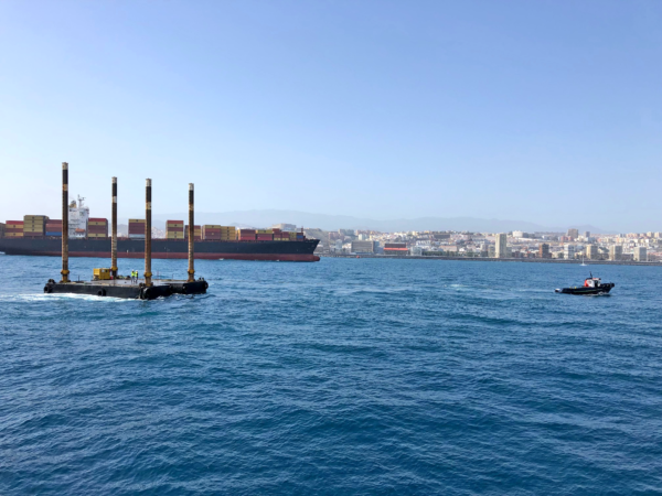 Modular pontoon in Las Palmas de Gran Canaria